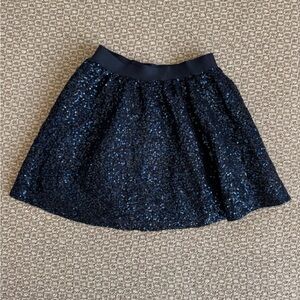 GAP Sparkling Navy Blue Sequin Skirt